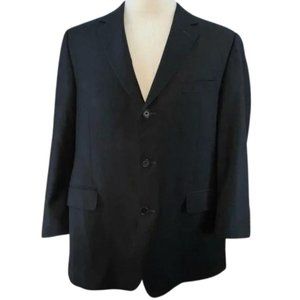 Culwell & Son Gentlemen's Apparel Dallas Texas Black Wool Suit Blazer
